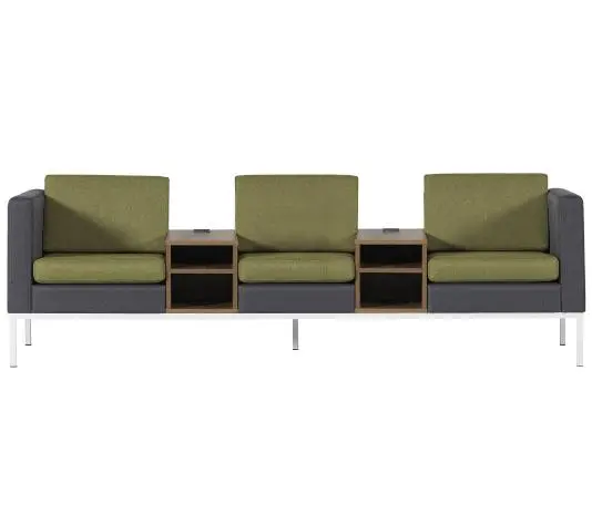 Посетителска пейка VALENTE три места