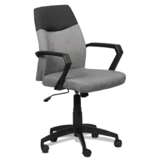 Офис стол ИСКЪР - сив с черно, два цвята