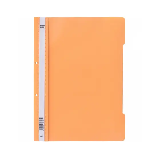 Папка PVC с перфорация 50 броя оранж пастел