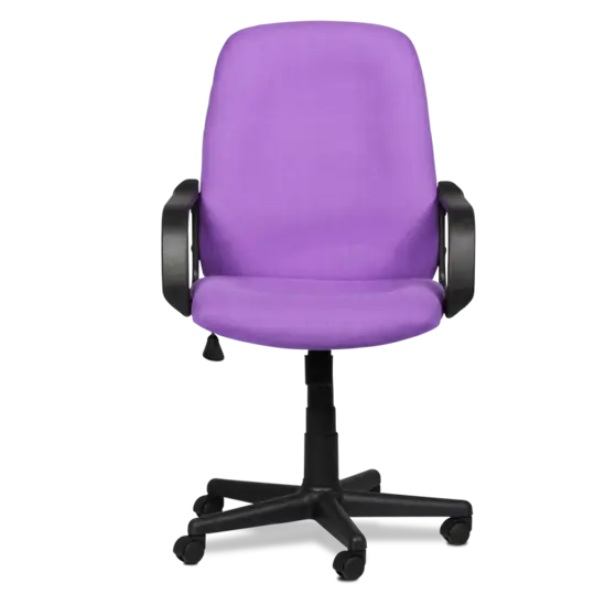 Работен стол ДАНИЕЛ- лилав цвят, черна база