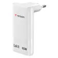 Зарядно устройство Verbatim Fold 'n' Go GaN Charger 65W EU plug White