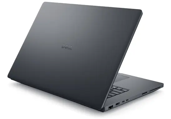 Лаптоп Dell Pro Max 18 Plus MB18250, Intel Ultra 9 285HX (13TOPS NPU, 24 cores, up to 5.50 GHz), 18.0" QHD+ (2560x1600) 500nits, 64GB: 2x32GB 6400 MTs DDR5, 1TB SSD, NVIDIA RTX PRO 3000 12GB GDDR7, 8MP HDR + IR Cam, and Mic, Wi-Fi 7, FPR, Backlit Kb, Win1