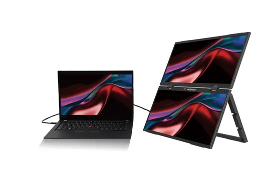 Монитор Verbatim Portable 15.6" Dual Monitor Essentials
