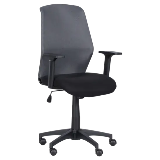 Работен стол ЗЛАТАН- снимка отстрани, два цвята