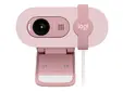 Уебкамера Logitech Brio 100 Full HD Webcam - ROSE - USB - NA - EMEA28-935 - WEBCAM