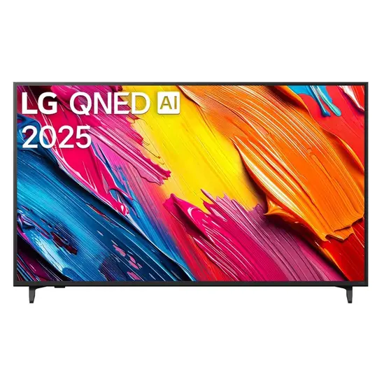 Телевизор LG 65QNED70A6A, 65" 4K QNED HDR Smart TV, 3840x2160, DVB-T2CS2, Alpha 7 AI Processor, HDR10  HLG, webOS 25 ThinQ, VRR  ALLM  HGiG, 4K Upscaling, WiFi 5, Voice ID, Bluetooth 5.0, AirPlay 2, LAN, CI, HDMI, SPDIF, Google Cast, 2 pole Stand
