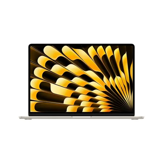 Лаптоп Apple MacBook Air 15.3: Apple M5 chip with 10-core CPU and 10-core GPU, 16GB, 1TB SSD - Starlight