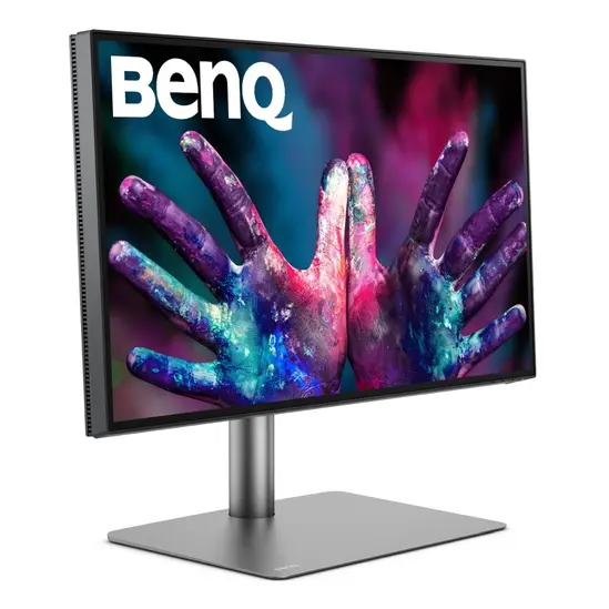 Монитор BenQ PD2725U 27" IPS LED 5ms 3840x2160 4K UHD, DesignVue Thunderbolt Mon, AQCOL., 100% sRGB, HDR400, B.I., LBL,KVM Sw, ICCsync, CADCAM, DualView, Contr.1200:1, 400 cdm2, 2xHDMI, DP, Thb 3(PD65W, DP alt), USB3.1 Hub, Sp.2x2.5W, HAdj., Swivel, Til