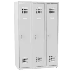 етален гардероб FRT с 1 отделения 145х90х50 см - затворен, сниман отпред, сив