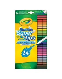 Флумастери Crayola измиваеми 24 цвята