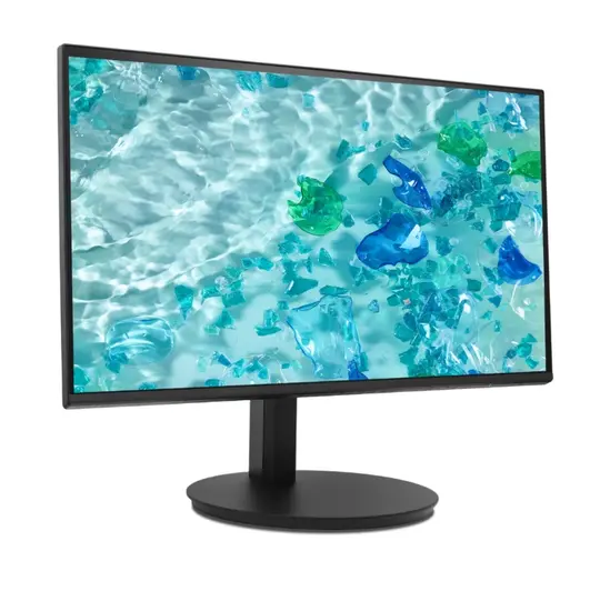 Монитор Acer Vero CB242YP6bmiprx, 23.8" FHD(1920x1080)IPS, ZeroFrame 144Hz Adaptive Sync, 1ms(VRB), 100M:1, 250nits, VGA, HDMI, DP, Speakers, Audio In/Out, Ergostand, EnergyStar, EPEAT Gold, Energy Efficiency Class B, Black, 3Y