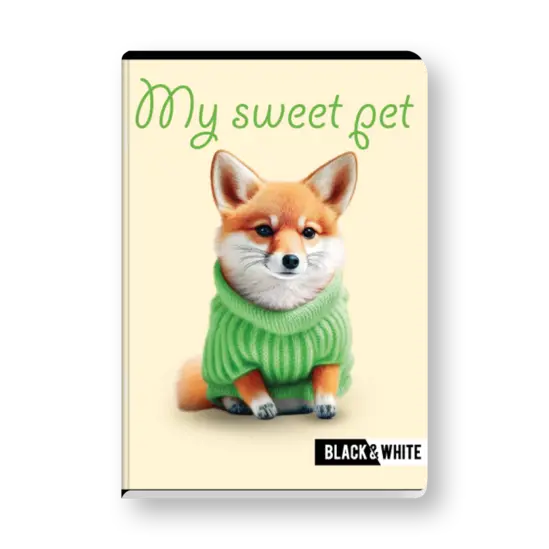 Тетрадка телчета А5 офсет 24 л малки квадратчета 40 бр