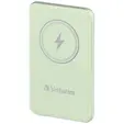 Външна батерия Verbatim MCP-5GN Power Pack 5000 mAh with UBS-C® PD 20W  Magnetic Wireless Charging 15W Green