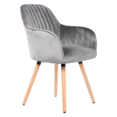 Трапезен стол ПАУТАЛИЯ - с дървени крака