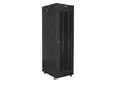 Комуникационен шкаф Lanberg rack cabinet 19' free-standing 42U600x1000 (flat pack) with mesh door lcd black v2