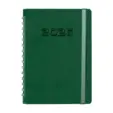 Календар - бележник СПИРАЛА ЛУКС A5 зелен