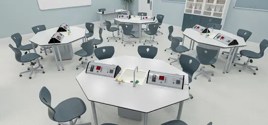 Кабинет HEXA по химия и биология дигитален - оборудване