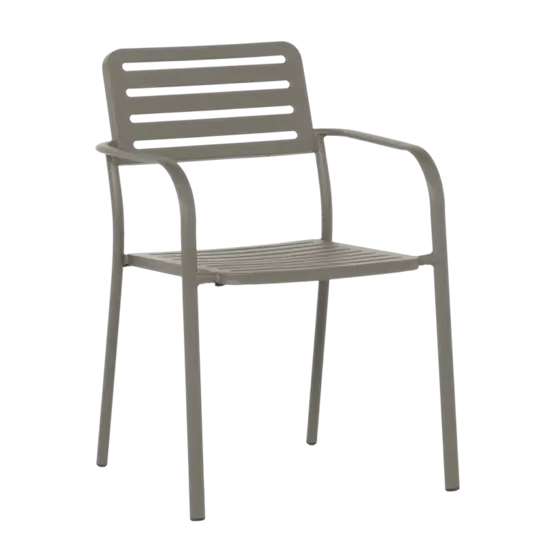 Градински стол ЛАЗУР- цвят на метала капучино