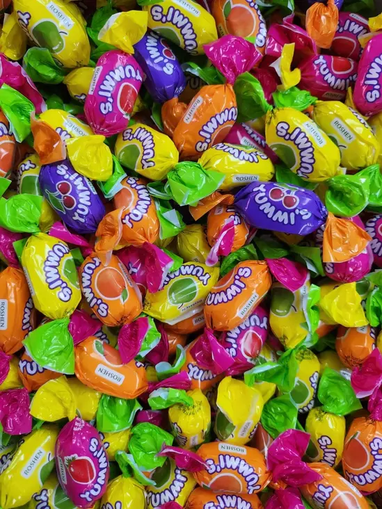 Бонбони Roshen yummi's toffee дъвчащи 1 кг