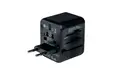 Адаптер Verbatim UTA-02 Universal Travel Adapter with 1 x USB-C PD 20W  1 x USB-A QC 3.0