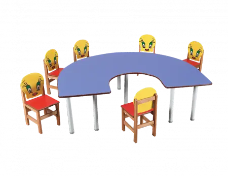 Комплект ученическа маса със столове Y 1935