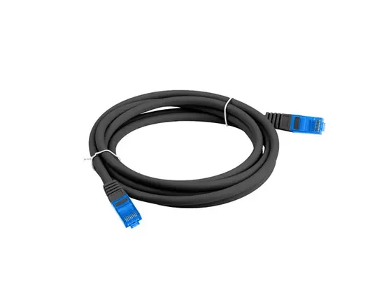 Кабел Lanberg patchcord CAT.6a sftp lszh cca 1.5m black fluke passed