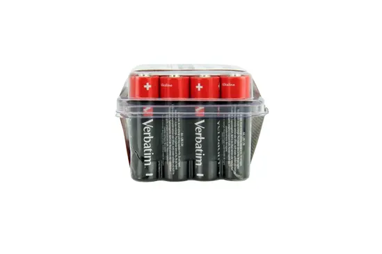 Батерия Verbatim ALKALINE BATTERY AA 24 PACK (BOX)