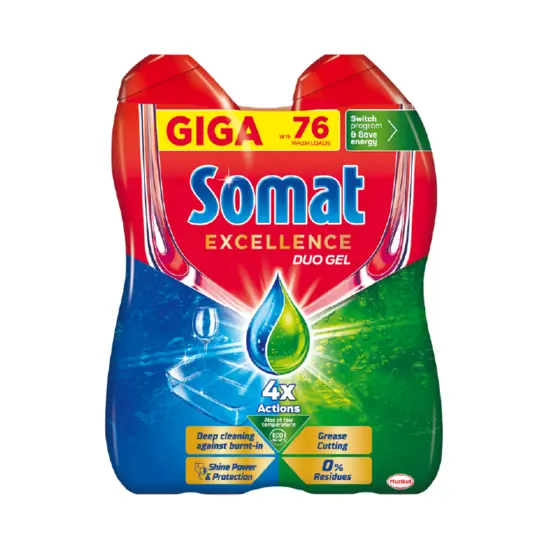  Гел за съдомиялна Somat 2 броя