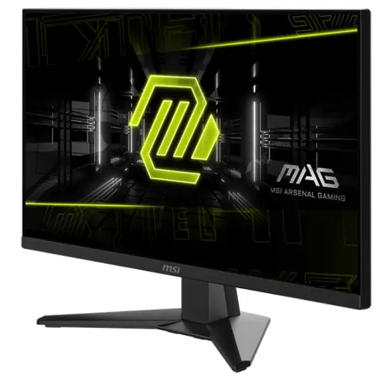 Монитор MSI MAG 242F, 23.8", 0.5ms, 200Hz, Rapid IPS, 1920x1080 (FHD), 16:9, AMD FreeSync Premium, 89% DCI-P3, AG, HDR Ready, 300 nits, 1000:1, DCR 100M:1, DP(1.2a), HDMI 2.0b, Tilt, VESA, Black, 3kg