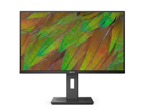Монитор Philips 32B1N3800, 31.5" VA WLED, 3840x2160@60Hz, 4ms GtG, 350cd m/2, 3500:1, 50M:1 DCR, Adaptive Sync, FlickerFree, LowBlue Mode, 3Wx2, Tilt, Height Adjust, Pivot, Swivel, 2xHDMI, DP, USB hub