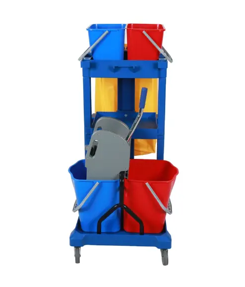 Количка за моп с кофа 18 литра и кофа 11.5 литра