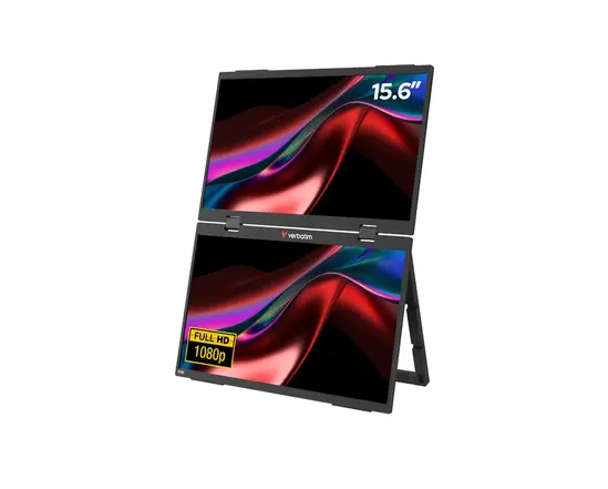 Монитор Verbatim Portable 15.6" Dual Monitor Essentials