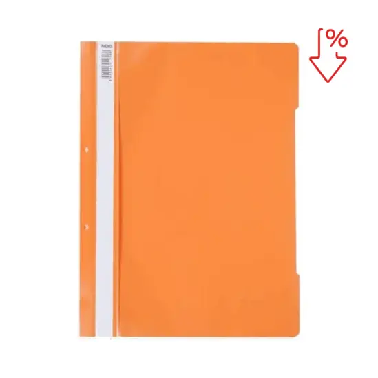 Папка PVC с перфорация оранжева
