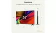 Телевизор LG 65NU8E0B3LA, 65" 4K HDR UHD, 3840x2160, DVB-T2/C/S2, AI Alpha 7, HDR 10, webOS 26, ThinQ AI, VRR, ALLM, HGiG, WiFi, Clear Voice, 4K Super Upscaling, Bluetooth 5.3, Hdmi e-ARC , CI, LAN, AirPlay2, AI Sound Pro, Google Cast, 2 Pole stand, Black