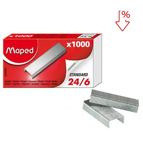 Телчета за телбод Maped 24/6 с пиктограма за намаление