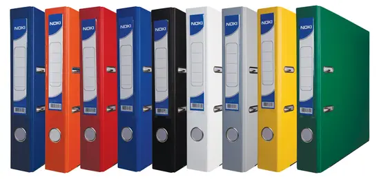 Класьор 5 см OIPlus мет.кант сив