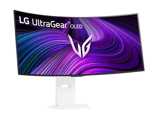 Монитор LG 39GX90SA-W, 39", OLED UltraGear 21:9 Curved Smart, IPS 0.03 ms, WQHD (3440x1440), 240Hz, HDR 10, 1500000:1, 250 cdm2, DCI-P3 98.5%, USB 3.0, VRR, Free-sync, G-Sync, USB-C, PD 65W, HDMI, DP, PBP, Speakers, LG Switch, Height, Swivel, Tilt, White