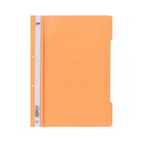 Папка PVC с перфорация 50 броя оранж пастел