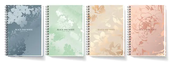 Тетрадка със спирала A4 Black&White 200 л