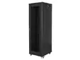 Комуникационен шкаф Lanberg rack cabinet 19' free-standing 42U600x800 (flat pack) with mesh door black
