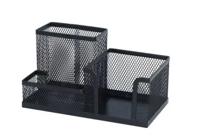 Органайзер за бюро тройка мрежа черен