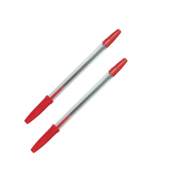 Химикалка еднократна червена