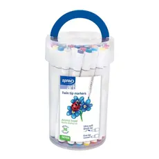 Флумастери Spree Art Soft Brush двувърхи 36 цвята цилиндър