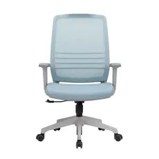 Работен стол COBI светлосин-сниман отпред