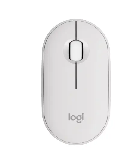 Мишка Logitech Pebble Mouse 2 M350s - TONAL WHITE - BT - NA - EMEA-808 - DONGLELESS