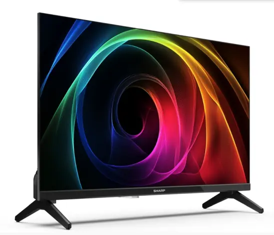 Телевизор Sharp 24HA1205E, 24" LED HD 1366x768 Frameless, 100 000:1, DVB-TT2CSS2, Active Motion 100, Speaker 2x3W, Dolby Digital, CI+, 3xHDMI (ARCCEC), 2xUSB, LAN, VideoAudio input (3 x RCA), Hotel Mode, E, 2 pole Stand