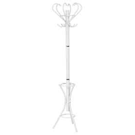 Закачалка за дрехи - бял цвят