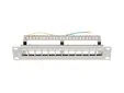 Пач панел Lanberg patch panel blank 12 port 1U 10' ftp for keystone modules grey v2