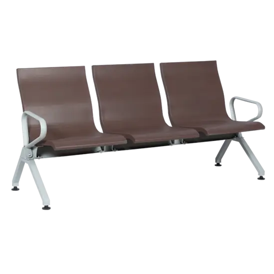 Посетителска пейка BTL 37- кафява пейка, 3 места