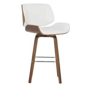 Бар стол ЙОСИФ- бял цвят